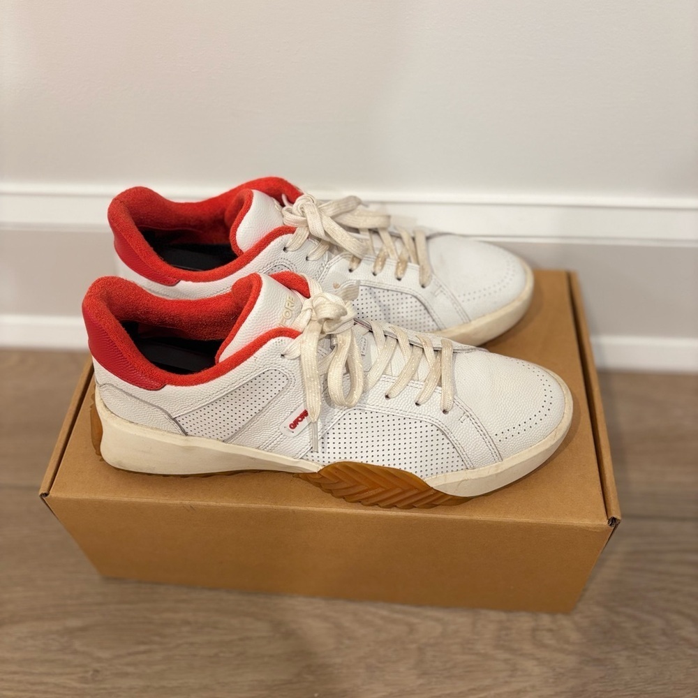 White with Red Accents G/Fore Golf Shoes